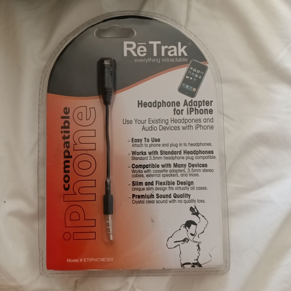 Headphone adapter for iphone
